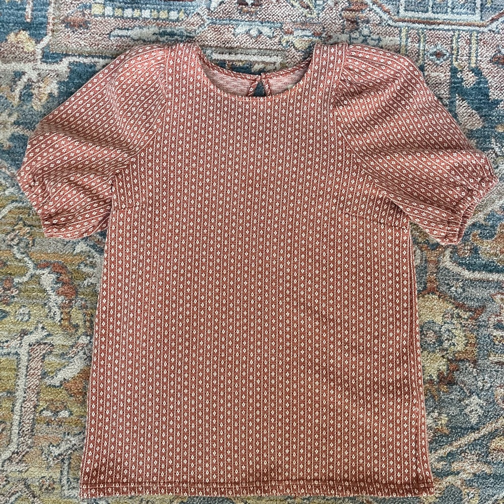Madewell Muted Orange Top
